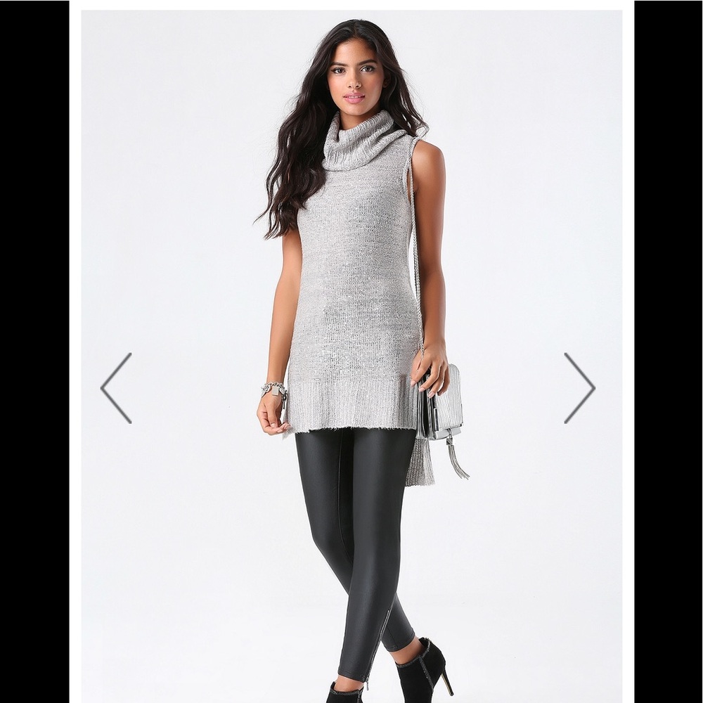 BEBE SEQUIN COWL NECK SWEATER XS - Final offer